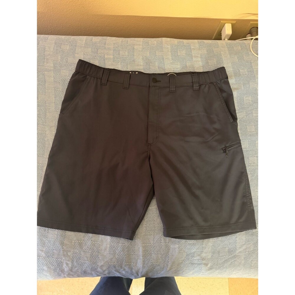Wrangler dark gray Elastic Waist Cargo Shorts